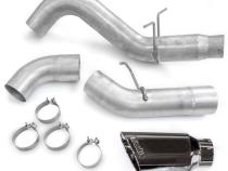 Monster Exhaust System for 11-15 Chevy/GMC 2500/3500 and (16 2500 Only) 6.6L Duramax LML (DRW) Chrome-Plated Stainless Tip Banks Power