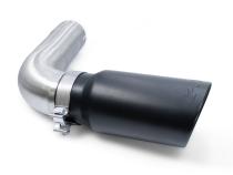 2007-2019 GM 6.6L Duramax 304 Stainless Steel Four Inch Performance Exhaust Upgrade Black