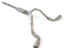 Exhaust Cat Back w/tips Pol/Blk 09-13