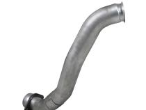 Exhaust Downpipe 4 Inch Inlet/Outlet No Sensor Bung Aluminized 08-10 F250/F350 Race Use Only Diamond Eye