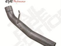 Exhaust Pipe 5 Inch 07.5-10 Silverado/Sierra 2500/3500 Diesel Second Section Pass Stainless Exhaust Tail Pipe Diamond Eye
