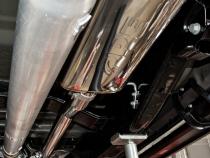 Exhaust Cat Back Ford F150 (2015-2022) Polished Tube Black Tips