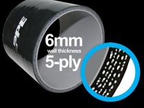 3.5 Inch To 3.0 Inch X 3.0 Inch L 6MM 5-Ply Reducer PPE Diesel
