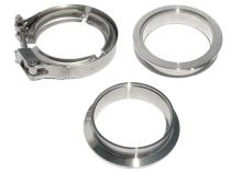 2.5 Inch V Band 3 Piece Set 1C 1M 1F QR PPE Diesel