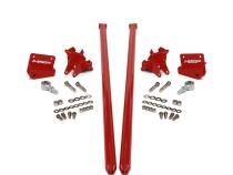 2001-2010 Chevrolet / GMC 58 inch Bolt On Traction Bars 3.5 inch Axle Diameter Flag Red