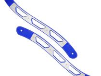 2015-2019 Chevrolet HD/GMC HD LML L5P Duramax Billet Corner Brace Flag Red HSP Diesel