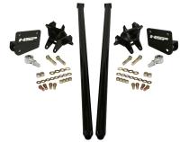 HSP Traction Bars For 2011-2017 Ford Powerstroke 6.7 Liter F250 F350 SRW Regular Cab Long Bed-Silk Stain Black