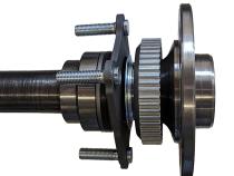 Chromoly Rear Axle Kit Dana 44 Narrow Track W/Elocker Right Hand 33.25 Long D44 JL Rubicon 33.25 Inch Right Hand Small Bearing SET10 (Dre) 32  Spline 4340 Rear Axle Kit Double Drilled Yukon Gear