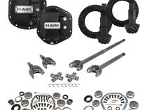 Stage 3 Jeep JK Re-Gear Kit W/Covers Front Axles Dana 30/44 4.56 Ratio JK Non-Rubicon D30/D44 Stage 3 Gear Kit Package 4.56 Ratio F&amp;amp;R Covers &amp;amp; 4340 Front Axles Yukon Gear