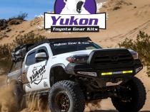 Ring &amp;amp; Pinion Gear Kit Package Front &amp;amp; Rear With Install Kits - Toyota 8.4/7.5R Toyota Tacoma 95-04 Tundra 00-06 Without Factory Locker (8.4/7.5R) 4.56 Ratio Gear Package Yukon Gear