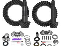Ring &amp;amp; Pinion Gear Kit Package Front &amp;amp; Rear With Install Kits - Toyota 8.4/7.5R Toyota Tacoma 95-04 Tundra 00-06 Without Factory Locker (8.4/7.5R) 4.56 Ratio Gear Package Yukon Gear