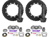 Ring &amp;amp; Pinion Gear Kit Package Front &amp;amp; Rear With Install Kits - Toyota 9.5/9.5 Toyota Land Cruiser 69-90 (9.5/9.5) 5.29 Ratio Gear Package Yukon Gear