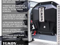 Hardcore Nodular Iron Cover For Chrylser 9.25 Rear Differential 9.25 Inch Chrylser Rear Nodular Iron Differential Cover Yukon Gear