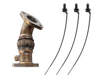 Turbo Inlet and Intake Manifold Kit - Ford 6.7L Powerstroke 2020-2025 - Brushed Pacific Performance Engineering